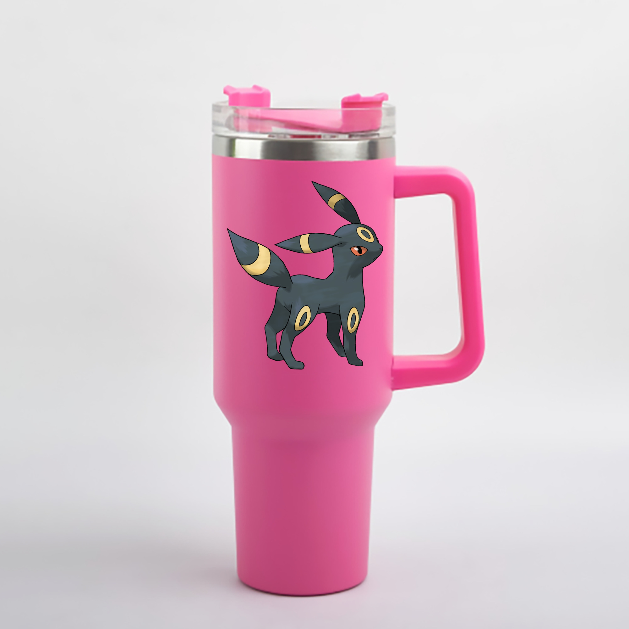 （画像用） ポケットモンスター Pokémon 1200mL車用タンブラー - クリスタルステッカー（プラスチックストロー付き）